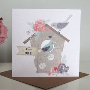 Image of 'New Home' Bird House Card
