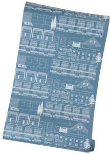Image of Do You Live in a Town? Wallpaper - Blueprint