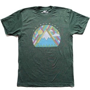 Image of Coloradical Patchwork Mountain T-Shirt