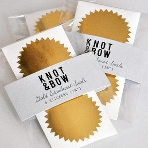 Image of Gold Starburst Seals