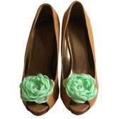 Image of Mint Green Shoe Clips