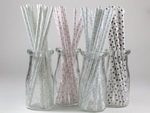 Image of Sweet Spotted Paper Straws