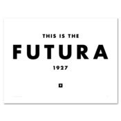 Image of Futura Print - Hand Screen Printed - 9 x 12" 