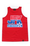 Image of JFK Basketball Tank (Red)