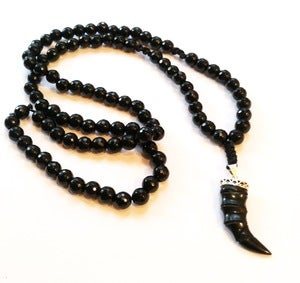 Image of Custom Raptor Claw Black Onyx Necklace