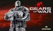 Image of Marcus Fenix Cold Cast Platinum Statue