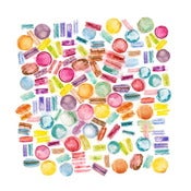 Image of macaroons Laduree (scarf cotton) FS2222020