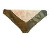 Image of  Vinateg lace satin knickers 