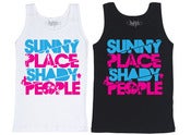Image of SUNNY PLACE SHADY PEOPLE tank tops 