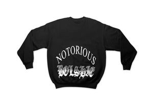Image of NOTORIOUS BOL$HIE SWEATSHIRT BLACK