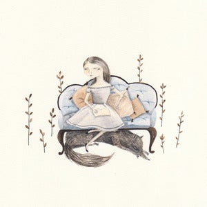 Image of Forest Sofa Print