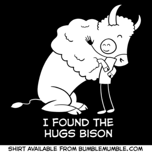 Image of Hugs Bison shirt
