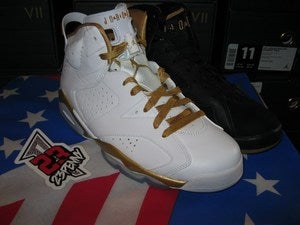 Image of Air Jordan VI (6) / VII (7) Retro "Golden Moment Package"