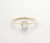 Image of Sally: Stardust Ring w. White Quartz
