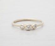 Image of Luella: Papillon Diamond Triple Ring