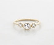 Image of Raquel: The Betsey Sook White Diamond Dream Ring