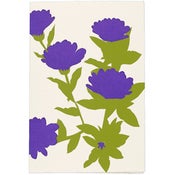 Image of Purple Flowers Card