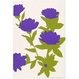 Image of Purple Flowers Card