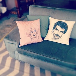 Image of Curator Dolly Parton pillow