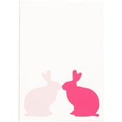 Image of Kissing Rabbits Pink