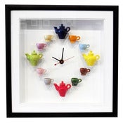 Image of Large Tea Set Clock by Carlos Silva