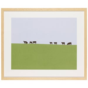 Image of Cows on a Hill (morning)