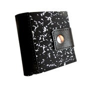 Image of Composition ) Bifold Wallet With Snap (Plus Zipper)