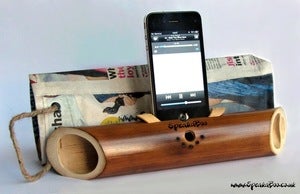 Image of Speakaboo - bamboo iPhone (4/4S and 5)speakers