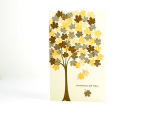Image of Thinking of you  Fall Autumn Card