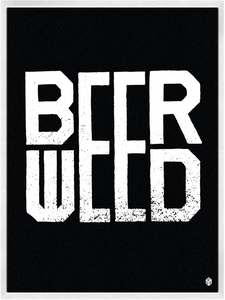 Image of Beer / Weed Print