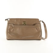 Image of Vintage Etienne Aigner Purse in Taupe Leather