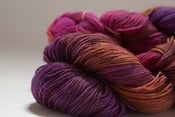 Image of BATGIRL Sock Yarn, "Ragged Robin", BFL-nylon, 464 yards