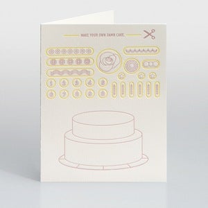 Image of Make Your Own Damn Cake Card