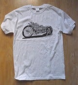 Image of CFH Dragbike t shirt white