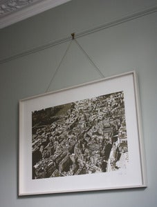 Image of metallic gold silkscreen print St. Pauls