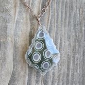 Image of petal drop necklace - french cut 291