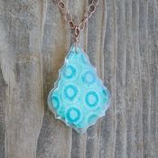 Image of petal drop necklace - french cut 292