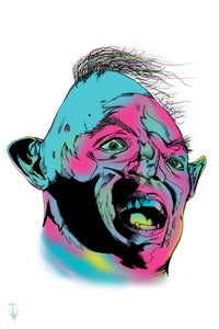 Image of "slothedelic" print