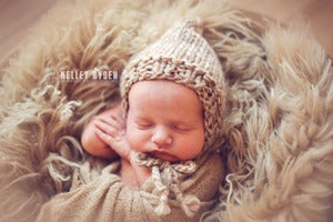 Image of "Milk & Honey" Marbled Bonnet
