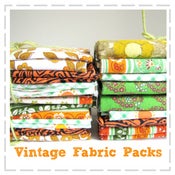 Image of Vintage Fabric Packs - Orange & Limes