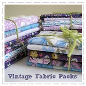 Image of Vintage Fabric Packs - Purples