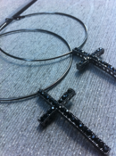 Image of Black Ice Skinny Girl Earrings