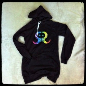 Image of Smokin Rainbow Hoodie Dress