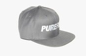 Image of PUREFILTH Logo Snapback Cap in Steel