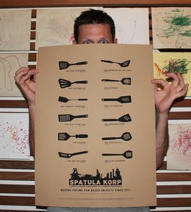 Image of SPATULA KORP • 18x24 •