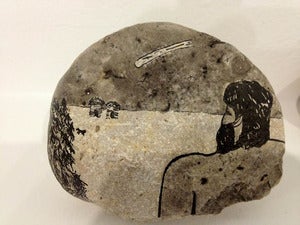 Image of Man Watching Comet