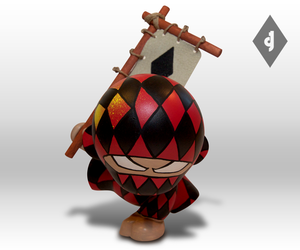 Image of Red Diamond Ninja - Victory Flag