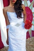 Image of ALEXISS-Rhinestone and Horse Hair Bridal Sash/Belt