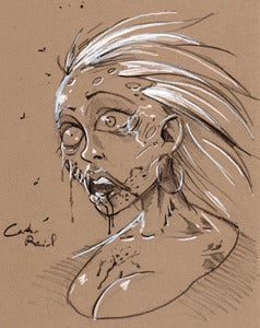 Image of Custom Zombie Sketch of Awesomeness!