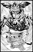 Image of GREMLINS 2 - GIZMO - BLK/WHT PRINT